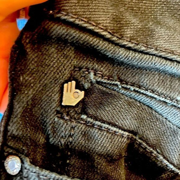 Sassoon Vintage Straight Leg Hustle Studio 54 black designer jeans mint cond. - Picture 4 of 10